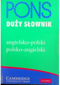 PONS Duży słownik angielsko polski polsko angielski
