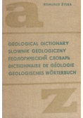 Geological Dictionary. Słownik Geologiczny