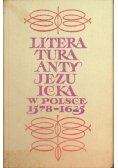 Literatura antyjezuicka w Polsce 1578 - 1625