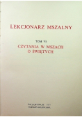 Lekcjonarz mszalny Tom VI