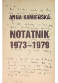 Notatnik 1973 - 1979