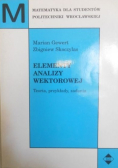 Elementy analizy wektorowej