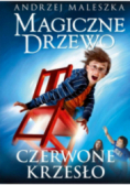 Magiczne Drzewo Czerwone krzesło