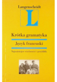 Krótka gramatyka Język Francuski