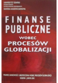 Finanse publiczne wobec procesów globalizacji