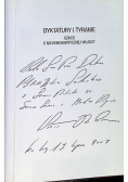 Dyktatury i tyranie dedykacja autora