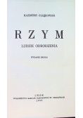 Rzym Ludzie odrodzenia 1933 r.