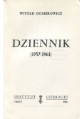 Gombrowicz Dziennik ( 1957 - 1961 )