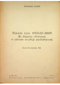 Wartość testu WISKAD MMPI dla diagnozy różnicowej w zakresie nozologii psychiatrycznej