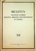 Biuletyn Głównej Komisji Badania Zbrodni Hitlerowskich w Polsce, Tom XII