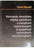 Koncepcje stosunków między państwem a związkami wyznaniowymi w projektach i postulatach konstytucyjnych