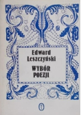 Leszczyński Wybór poezji