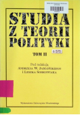 Studia z teorii polityki Tom II