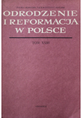 Odrodzenie i reformacja w Polsce tom XXIII
