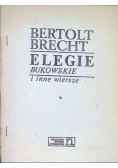 Elegie Bukowskie i inne wiersze
