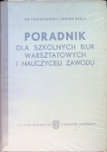 Poradnik dla szkolnych biur warsztatowych i nauczycieli zawodu