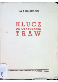 Klucz do oznaczania traw 1950 r.