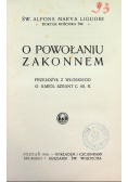 O Powołaniu Zakonnem 1916 r.
