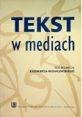Tekst w mediach
