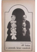 49 listów z powodu braci czeskich