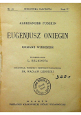 Eugeniusz Oniegin 1925 r.