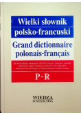 Wielki słownik polsko francuski Tom III P-R