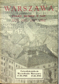Warszawa plany miasta z lat 1825 1831 1857 1862