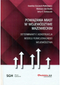 Powiązania miast w województwie mazowieckim