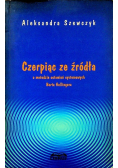 Czerpiąc ze źródła