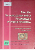 Analiza sprawozdawczości finansowej przedsiębiorstwa