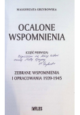 Ocalone wspomnienia Część 1
