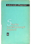 Studia z metodologii historii