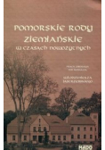 Pomorskie rody ziemiańskie w czasach nowożytnych