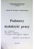 Podstawy dydaktyki pracy