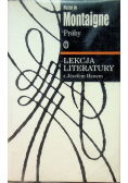 Próby Lekcja literatury z Józefem Henem