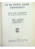 Co mi powie dzień dzisiejszy 1922 r.