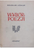 Leśmian Wybór poezji 1946 r.