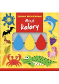 Zabawa drewienkami. Moje kolory