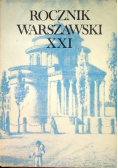 Rocznik Warszawski XXI