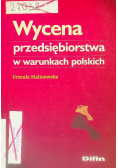 Wycena przedsiębiorstwa w warunkach polskich