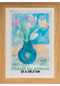 Ramka drewniana Paint czarna 25,5x34x5cm