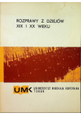 Rozprawy z dziejów XIX i XX wieku