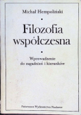 Filozofia współczesna