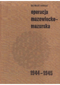 Operacja mazowiecko mazurska 1944 - 1945