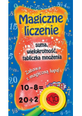 Magiczne liczenie Suma wielokrotność tabliczka