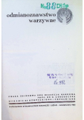 Odmianoznawstwo warzywne