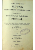 Nowy dokładny słownik polsko niemiecki i niemiecko polski II około 1872 r.