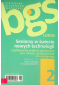 Seniorzy w świecie nowych technologii Nr 1-2/13