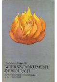 Wiersze- dokument rewolucji Antologia poezji socjalistycznej z lat 1880-1905