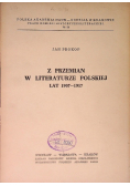 Z przemian w literaturze polskiej lat 1907-1917